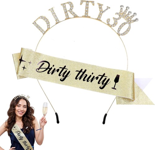 30th birthday sash - 30th,
