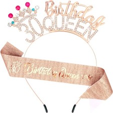 30th Birthday Headband & Sash