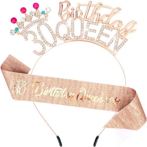 30th birthday headband - 30th,