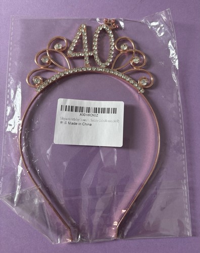 Age 40th birthday tiara - age, 40
