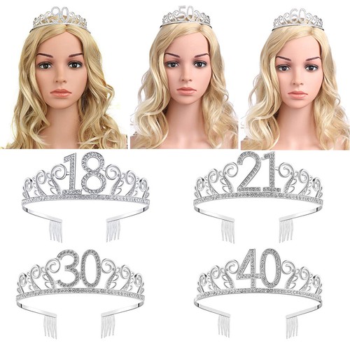 Happy birthday tiara crown - happy,