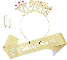 30th QUEEN Birthday Headband