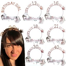ROSE GOLD BIRTHDAY TIARA