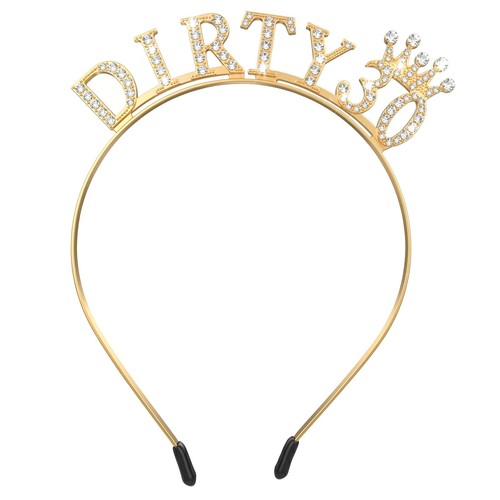 Dirty crown 30th headband - 30th,