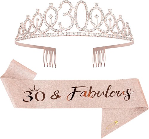Rose gold 30th birthday - 30th,