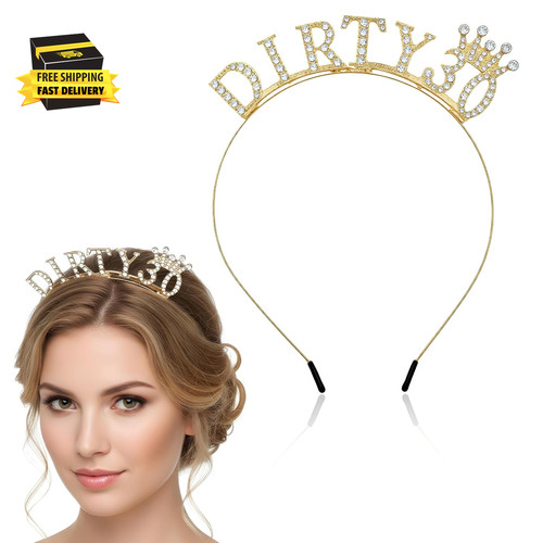 30th birthday tiara - 30th, headband