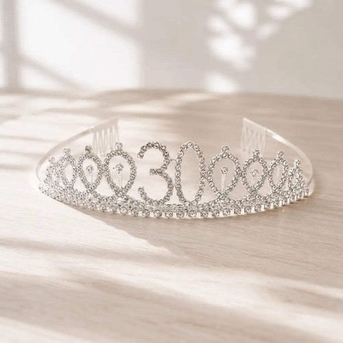 Metal silver rhinestone happy - rhinestone,