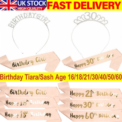 Rose gold birthday - gold, tiara
