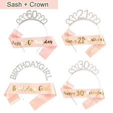 Birthday Tiara Rhinestones