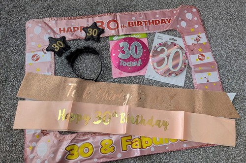 30th birthday headband 2 - 30th,